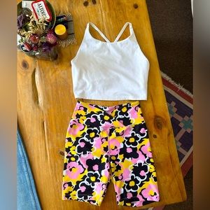 Patterned bike shorts